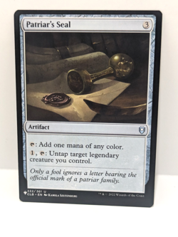 Patriar's Seal - Mystery Booster 2 - Uncommon - Artifact - Regular - CLB 332 - - Image 1