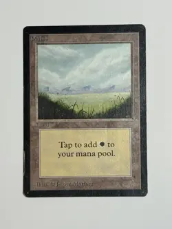 Magic the Gathering MTG Beta Plains v.1 (TREES) MP (Beta Bob) - Image 1