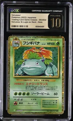 Venusaur 003/032 Classic Collection Pokemon Japanese CGC 10 Pristine POP 454 - Image 1