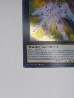 Number 39: Utopia Rising MAZE-EN021 1st Ed Super Rare NM | YuGiOh - Image 4