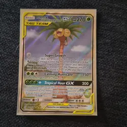 Pokemon Rowlet & Alolan Exeggutor GX TAG TEAM Ultra Rare Full Art Holo Unified … - Image 1