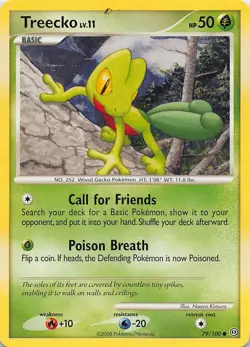 TREECKO 79/100 C STORMFRONT POKEMON HP - Image 1