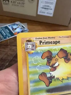 Pokemon TCG Primeape 43/64 1ST Edition Jungle Regular Rare - Image 2