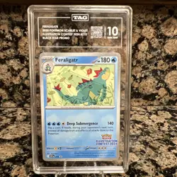 Pokemon Feraligatr #213 2024 Illustration Contest Black Star Promo TCG TAG 10 - Image 1