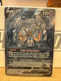 Zacian V GG48/GG70 Crown Zenith Galarian Gallery Full Art Holo Pokemon TCG MINT - Image 1