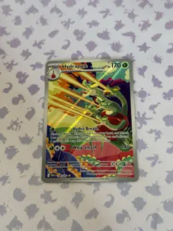 Pokemon TCG Hydrapple Illustration Rare Full Art Holo 188/182 Destined Rivals - Image 1