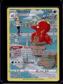 2022 Pokemon SWSH Brilliant Stars Octillery Trainer Gallery Holo #TG03/TG30 - Image 1