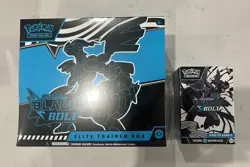 Factory Sealed Pokemon Scarlet Violet Black Bolt ETB And Booster Bundle - Image 1
