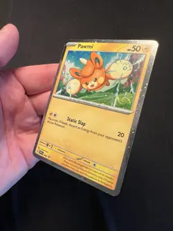 Pawmi 040 Cosmos Holo Black Star Promo Pokemon TCG Best SWIRL Of All Time - Image 4
