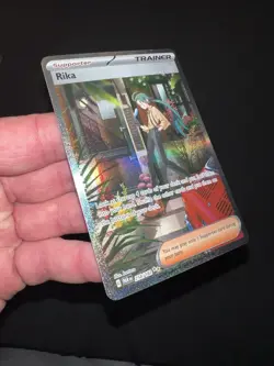 Pokemon TCG Rika Paradox Rift 258/182 Holo Special Illustration Rare NM+ - Image 3