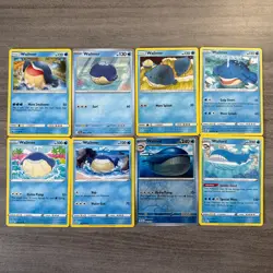 Wailmer Wailord Pokemon Card Collection Lot Of 8 With Reverse Holo - Image 1