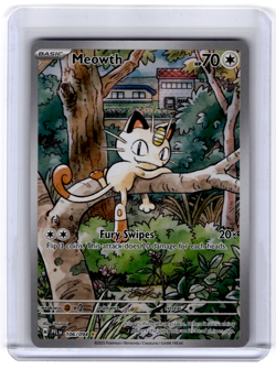 Pokemon Phantasmal Flames Meowth 106/094 Illustration Rare - Image 1