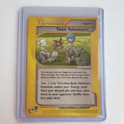 Pokemon Town Volunteers 136/147 Aquapolis Regular Uncommon English 2002 - Image 1