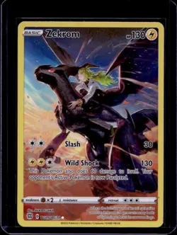 2022 Pokemon SWSH Brilliant Stars Zekrom Trainer Gallery Holo #TG05/TG30 - Image 1