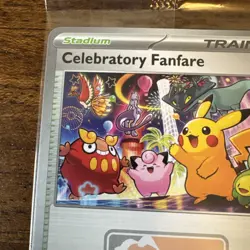 Pokemon TCG Pokemon League Promo Celebratory Fanfare ACE TRAINER 2025 SEALED! - Image 5