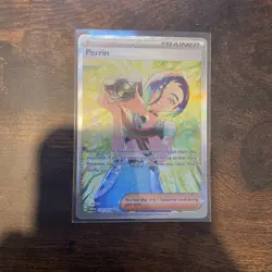 Pokemon Perrin Full Art Ultra Rare Holo Trainer Twilight Masquerade 220/167 - Image 1