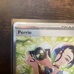 Pokemon Perrin Full Art Ultra Rare Holo Trainer Twilight Masquerade 220/167 - Image 3