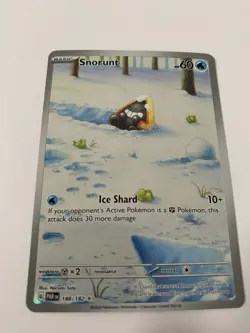 Pokemon TCG Snorunt Paradox Rift 188/182 Holo Illustration Rare NM - Image 2