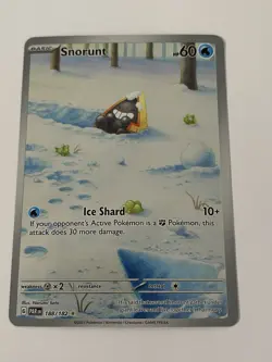 Pokemon TCG Snorunt Paradox Rift 188/182 Holo Illustration Rare NM - Image 4