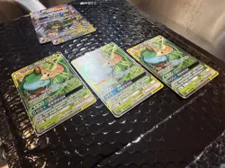 Pokemon Venusaur & Snivy GX 001/061 CSM2.5C Chinese RR Tag Team Holo NM - Image 2