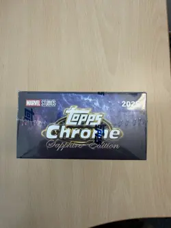 2025 Topps Marvel Studios Chrome Sapphire Hobby Box Factory Sealed - Image 3