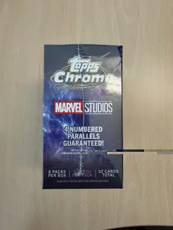 2025 Topps Marvel Studios Chrome Sapphire Hobby Box Factory Sealed - Image 5