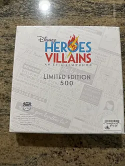 Disney Heroes Vs Villains Face to Face 4 Pin Box Set LE 500 Pins Epic showdown - Image 2