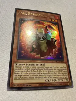 Yu-Gi-Oh! Soul Resonator SDCK-EN001 Ultra Rare 1st Edition Near Mint - Image 2