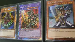 Dark Paladin & Dark Magician & Buster Blader Platinum Secret 1st NM Yugioh Set - Image 2