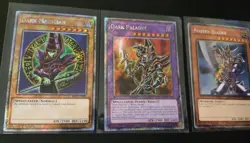 Dark Paladin & Dark Magician & Buster Blader Platinum Secret 1st NM Yugioh Set - Image 3