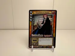 2005 One Piece CCG Red-haired Shanks CH005 SILVER Rare Foil Bandai - Image 3