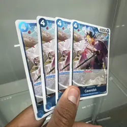 One Piece TCG Cavendish (045) OP10-045 Royal Blood Foil Playset - Image 1