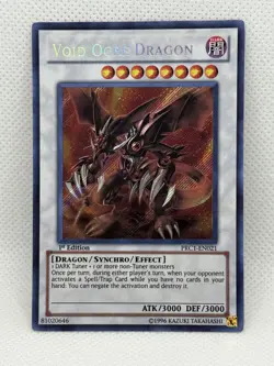 Yugioh! Void Ogre Dragon - PRC1-EN021 - 1st Edition - Secret Rare - NM - Image 1