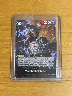 OP09-093 Marshall D Teach Alt Art SR One Piece TCG English - Image 1