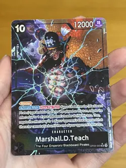 OP09-093 Marshall D Teach Alt Art SR One Piece TCG English - Image 3