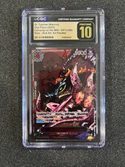 St. Topman Warcury OP13-089, Alt Art RED OP13-089, One Piece, CGC 10 Pristine - Image 1
