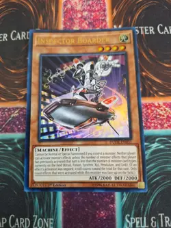 Yugioh Inspector Boarder DUDE-EN031 Ultra Rare 1st Edition Near Mint - Image 1