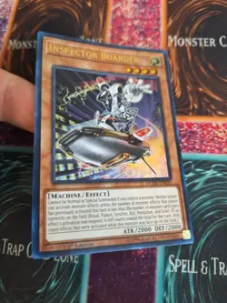 Yugioh Inspector Boarder DUDE-EN031 Ultra Rare 1st Edition Near Mint - Image 2