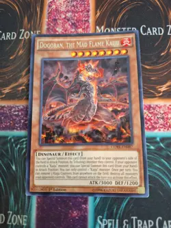 Yugioh Dogoran, the Mad Flame Kaiju CORE-EN087 Rare 1st Edition MP - Image 1