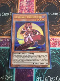 Yugioh Lunalight Crimson Fox BLHR-EN067 Ultra Rare 1st Edition Near Mint - Image 1