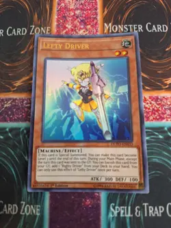 Yugioh Lefty Driver DUPO-EN033 Ultra Rare 1st Edition Near Mint - Image 1