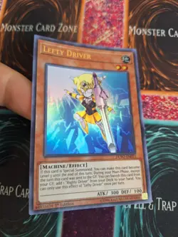 Yugioh Lefty Driver DUPO-EN033 Ultra Rare 1st Edition Near Mint - Image 2