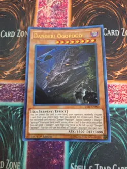Yugioh Danger! Ogopogo! SAST-EN000 Ultra Rare 1st Edition Near Mint - Image 1