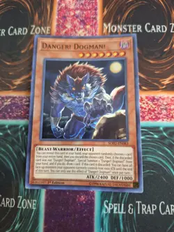 Yugioh Danger! Dogman! SOFU-EN083 Super Rare 1st Edition Near Mint - Image 1