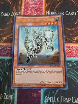 Yugioh Fossil Dyna Pachycephalo DUSA-EN066 Ultra Rare 1st Edition Near Mint - Image 1