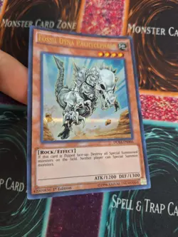 Yugioh Fossil Dyna Pachycephalo DUSA-EN066 Ultra Rare 1st Edition Near Mint - Image 2