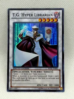 Yugioh! T.G. Hyper Librarian - REDU-ENSE1 - Super Rare - Limited Edition - NM - Image 1