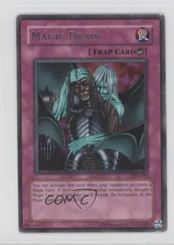 Magic Drain (R) Unlimited YuGiOh Pharaoh's Servant #PSV-071 2002 READ - Image 1