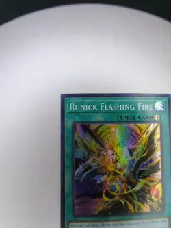 Runick Flashing Fire TAMA-EN030 Super Rare 1st Ed NM | YuGiOh Tactical Masters - Image 3
