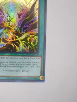 Runick Flashing Fire TAMA-EN030 Super Rare 1st Ed NM | YuGiOh Tactical Masters - Image 5
